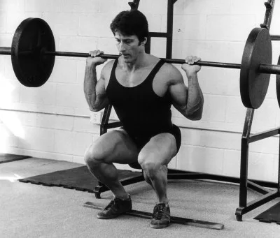 Photograph from Frank Zane's article, Blog 49 – Best for Growth – Squatting!