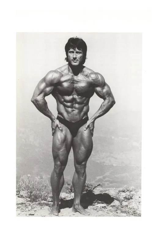 Photograph from Frank Zane's article, Blog 39 – Essentials of Competitive Bodybuilding