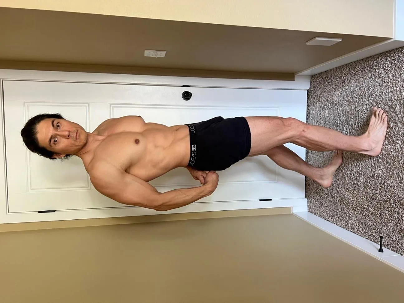 Photograph from Frank Zane's article, Joe Metzka’s Journey – Training with Frank