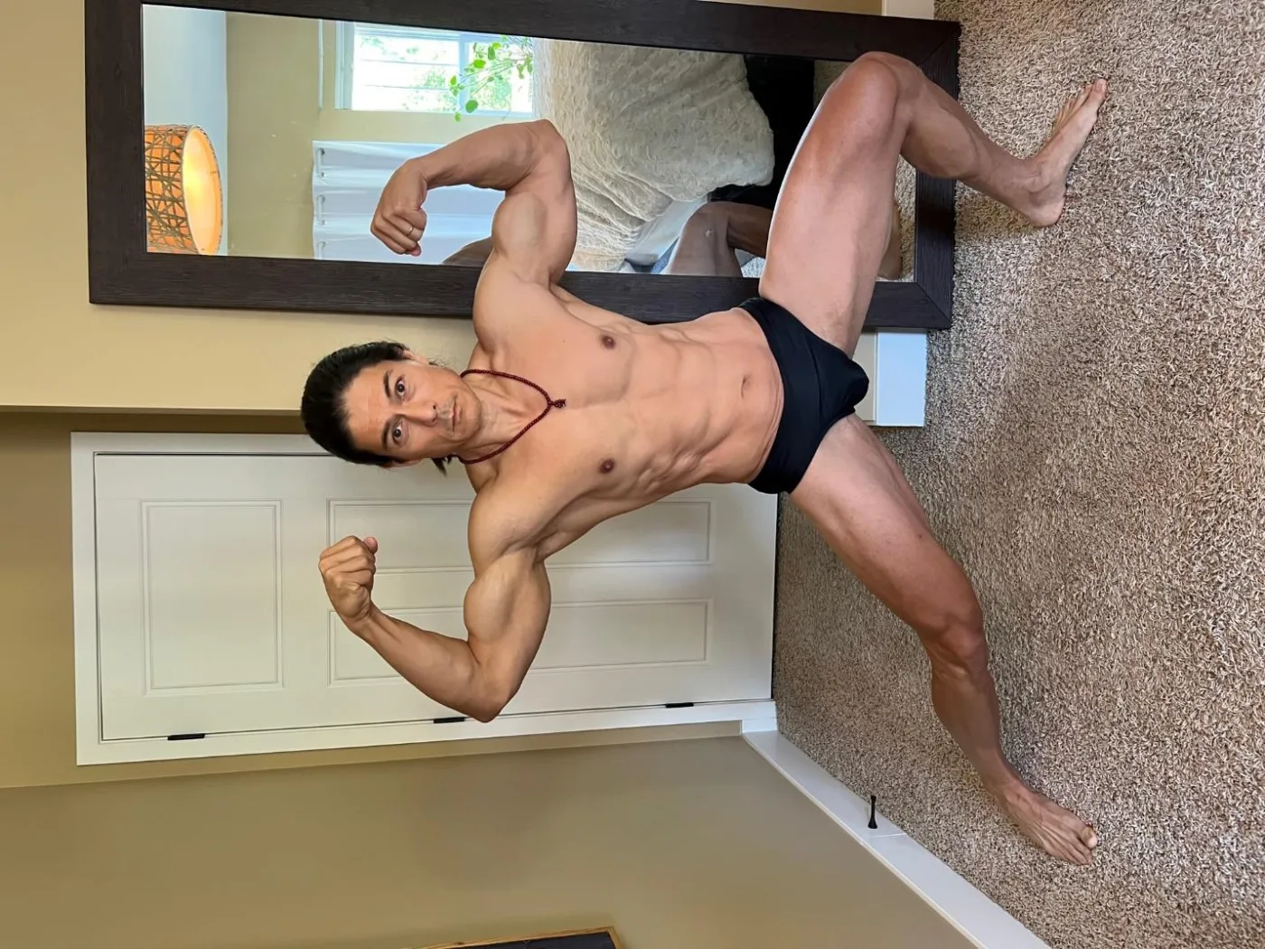Photograph from Frank Zane's article, Joe Metzka’s Journey – Training with Frank
