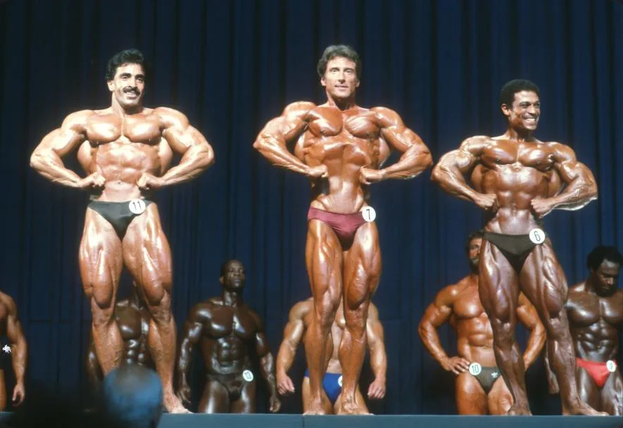 Photograph from Frank Zane's article, My Final Contest