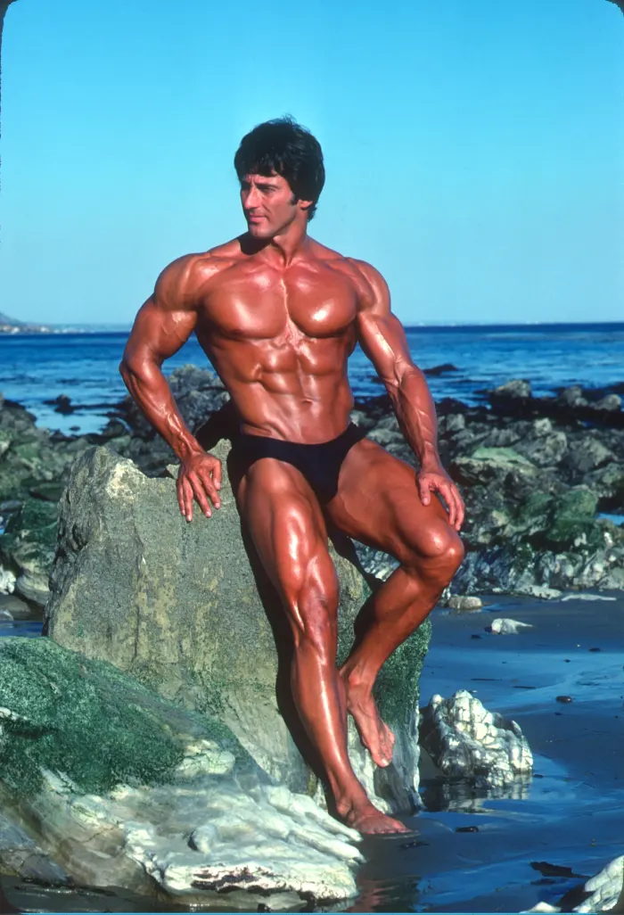 A vivid color oceanside shot with polished magazine-quality tan and lighting.