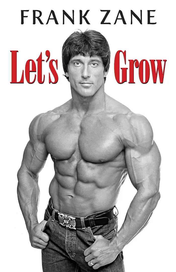 The cover of Zane's own training book 'Let's Grow.'