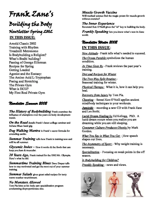 2002 Newsletters - 3 Issues