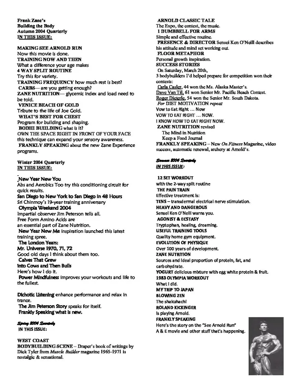 2004 Newsletters - 4 Issues