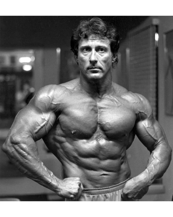 5. Frank Zane After Workout Gym 8x10 Artie Zeller Photo Black & White