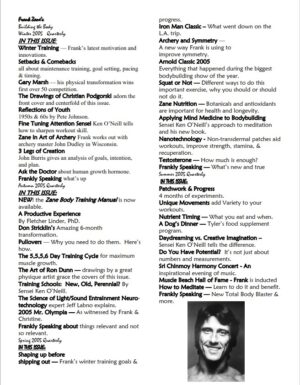 2005 Newsletter Contents Image