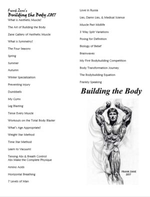 aesthetic Muscle 2017 BTB contents image