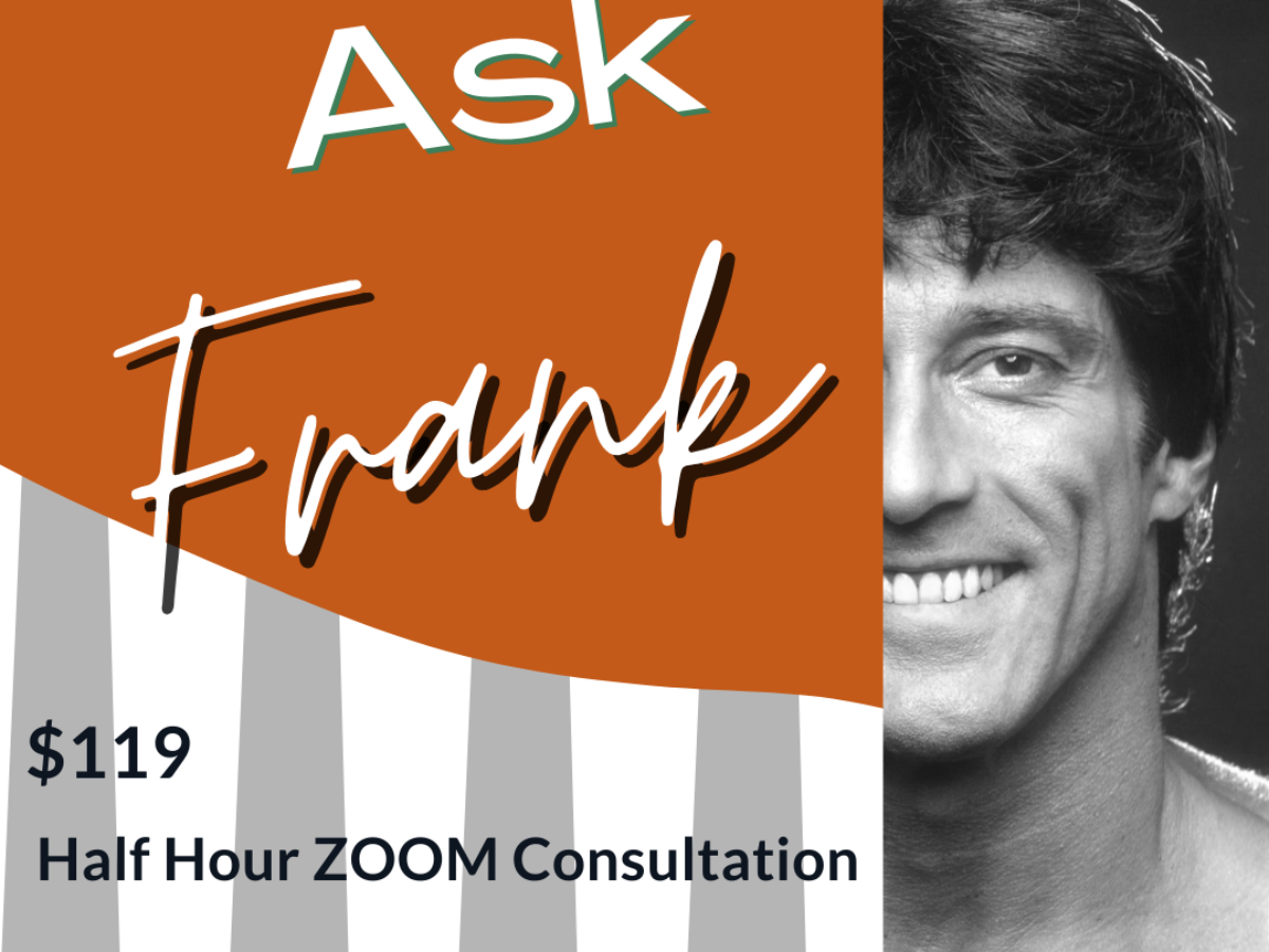 Half Hour Zoom Consultation | Frank Zane - 3X Mr. Olympia